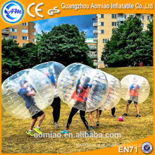 Best quality tpu bubble soccer bumper ball, bubble ball for football